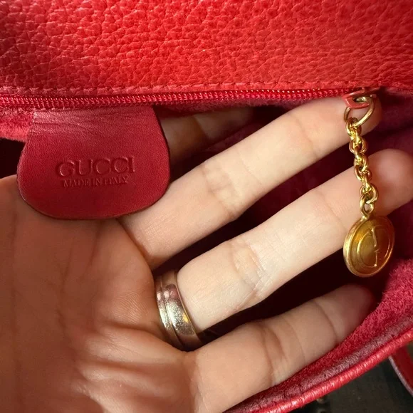 Vintage Gucci red crossbody - Picture 11 of 16